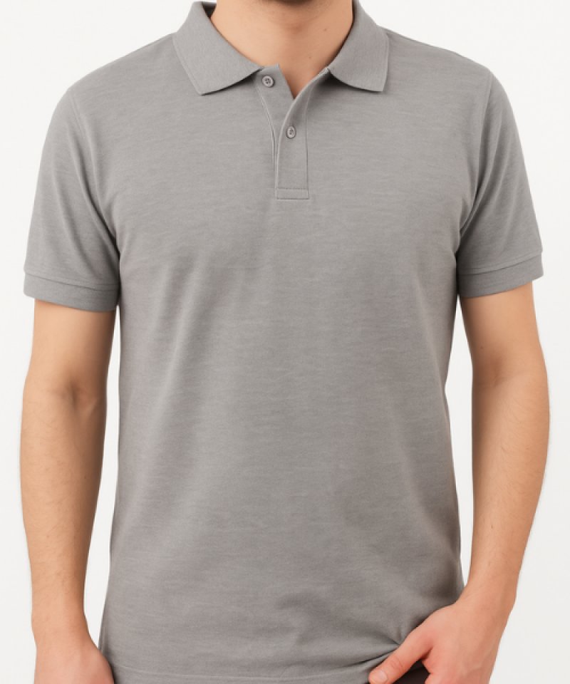 Baskılı Polo Yaka Tişört