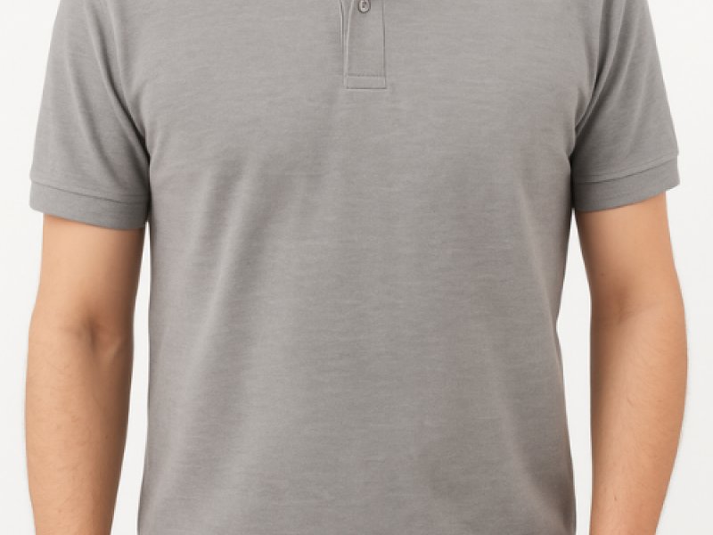 Baskılı Polo Yaka Tişört