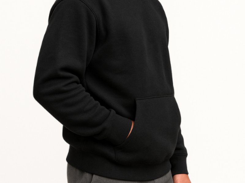 3 İplik Şardonlu Kapüşonlu Sweatshirt