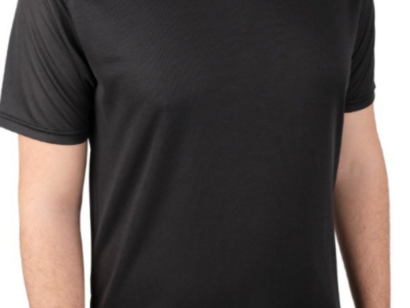 Sıfır Yaka Baskılı T-shirt